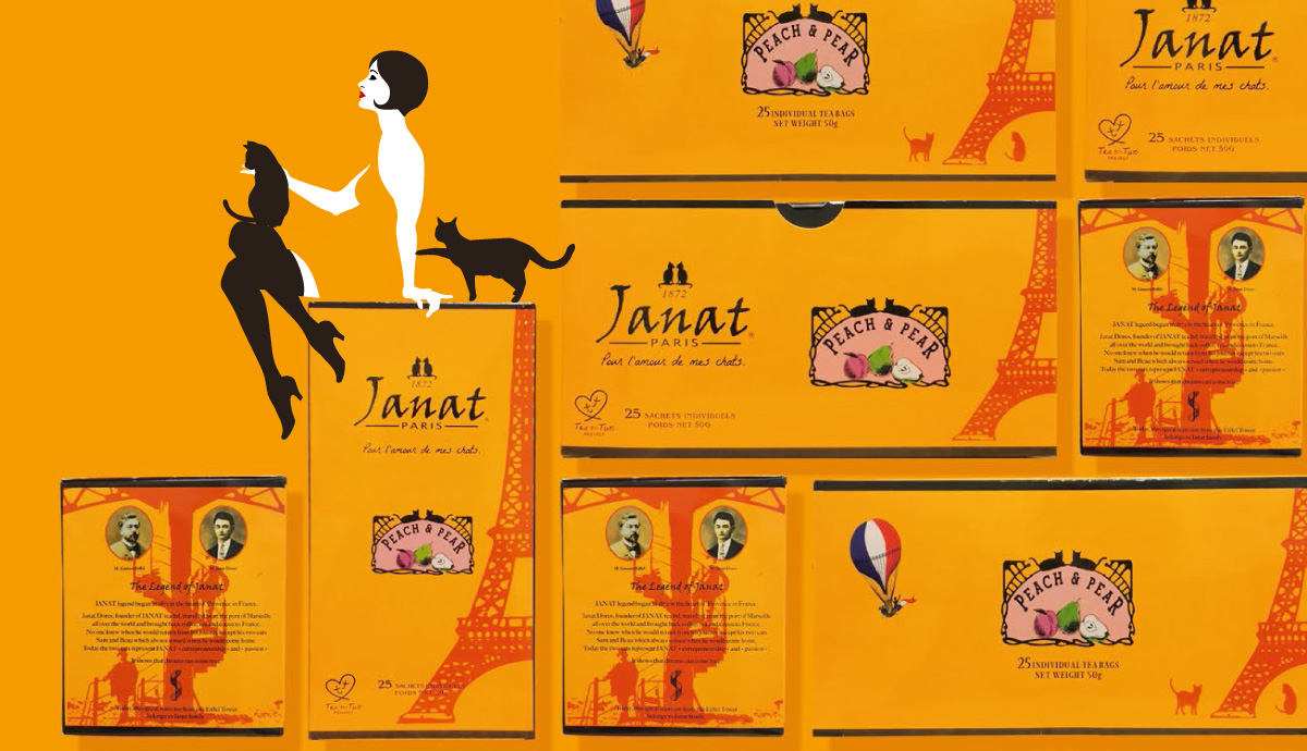 JANAT Paris tea products